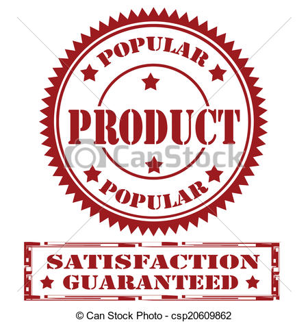 450x470 Set Of Stamps With Text Popular Product And Satisfaction