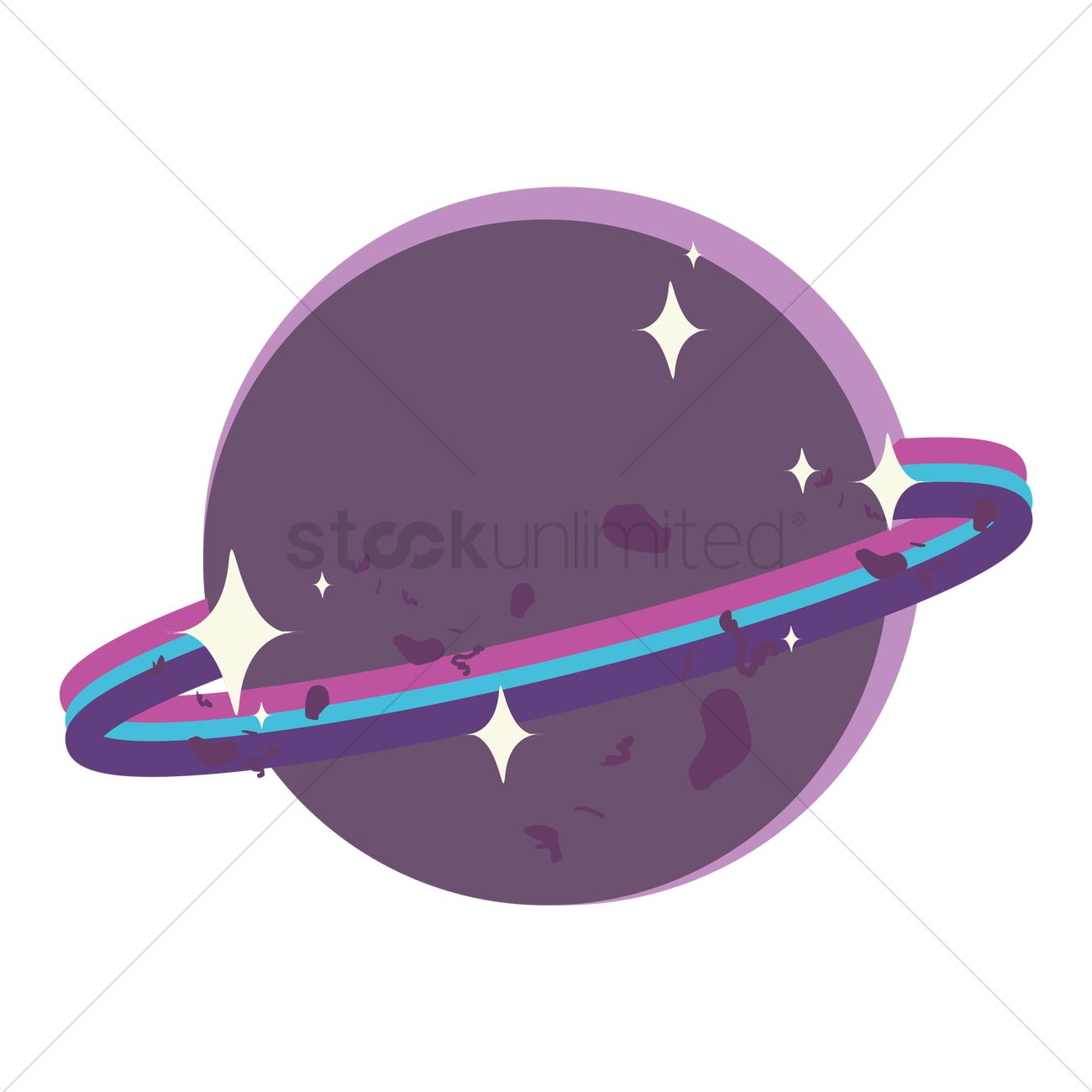1300x1300 Saturn Vector Image