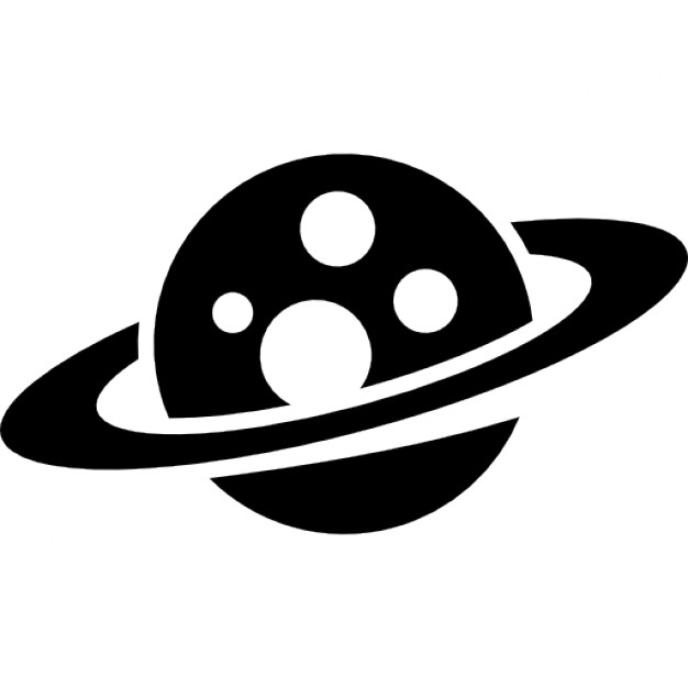 626x626 Saturn With Dots Icons Free Download