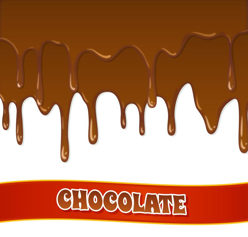 800x766 The Liquid Chocolate Sauce Vector [Ai]