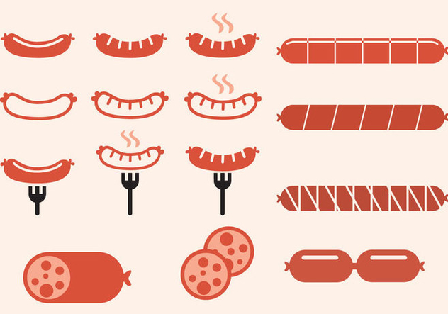 632x443 Sausage Icons Free Vector Download 332973 Cannypic