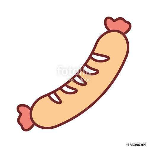 500x500 Sausage Vector Illustration Stock Image And Royalty Free Vector
