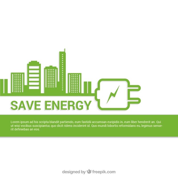 626x626 Save Energy Background Vector Free Download