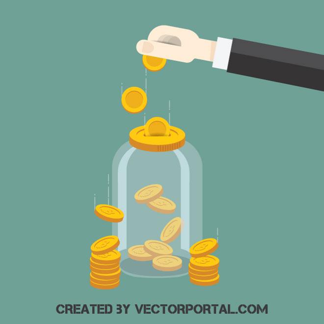 660x660 Save Money Vector Graphics