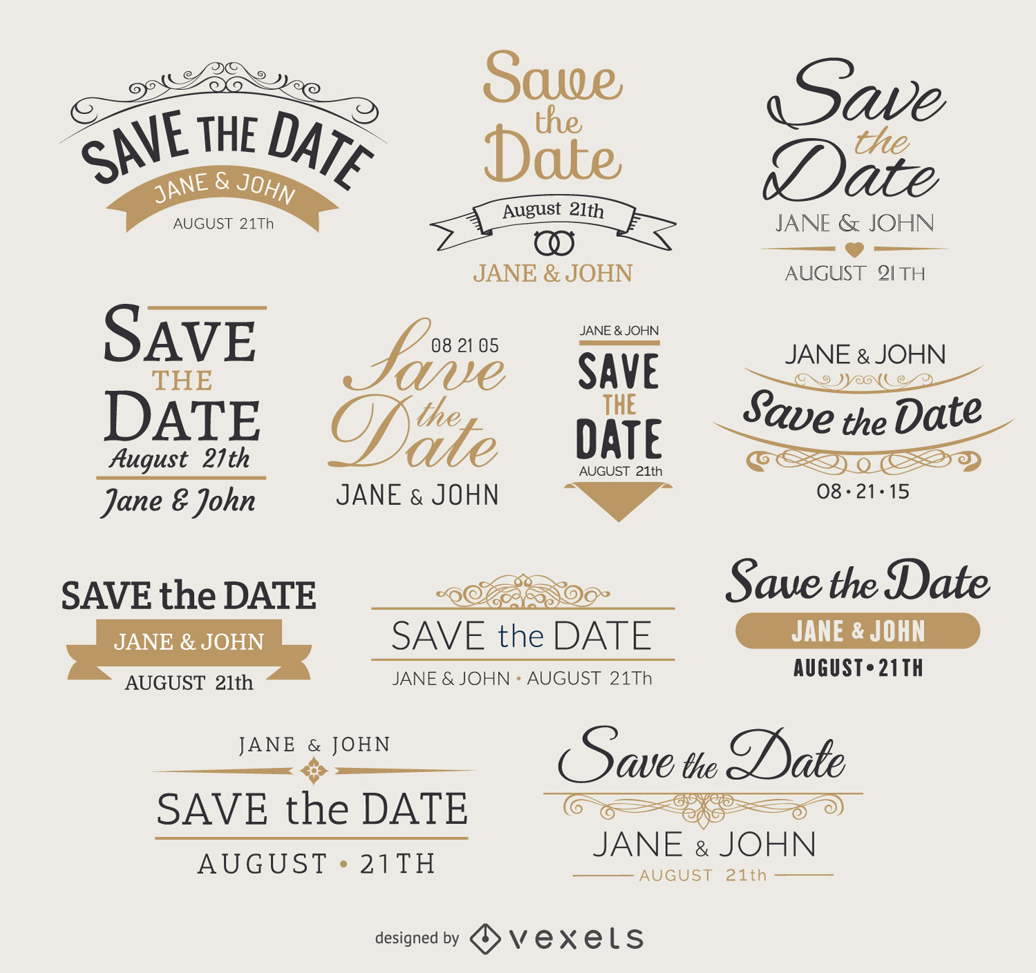 1500x1409 Save The Date Vector Graphics To Download
