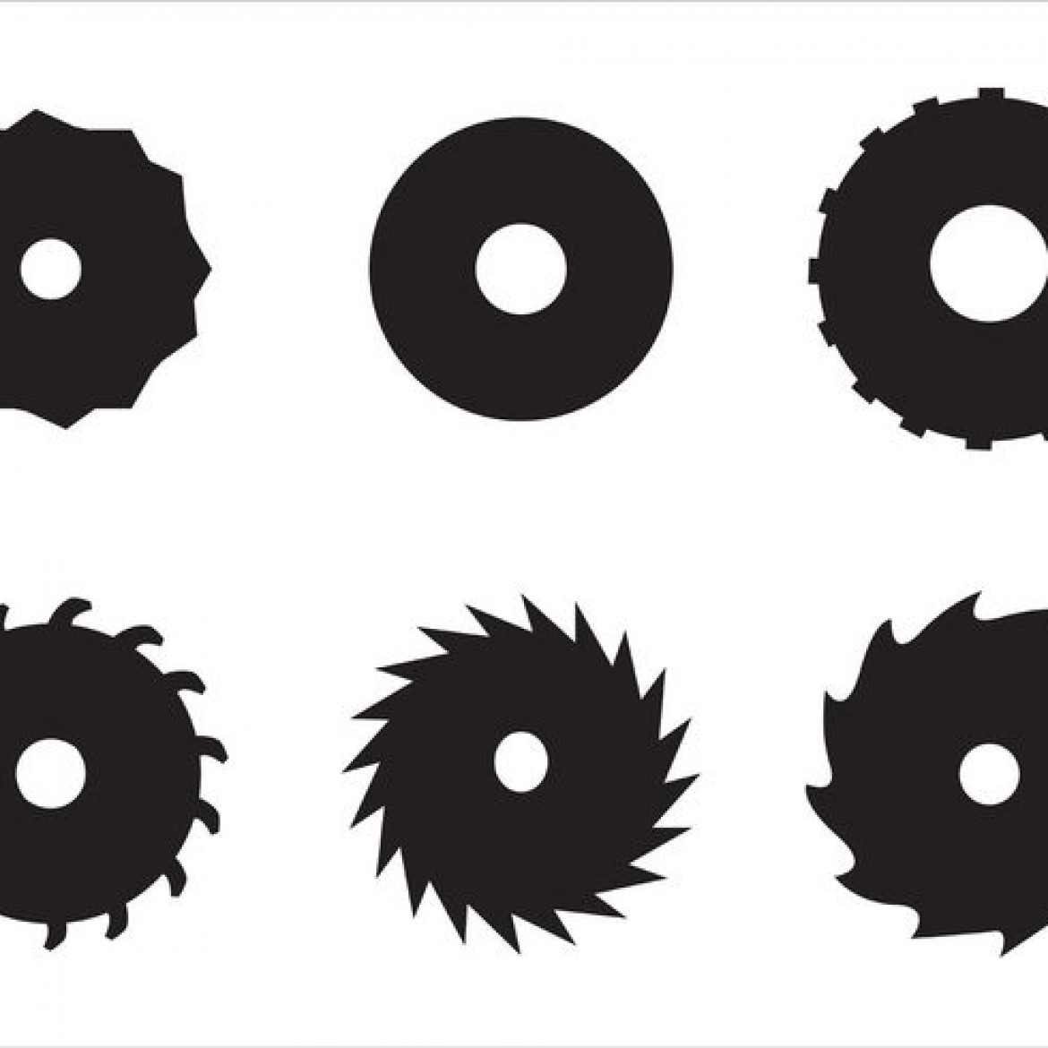 1170x1170 Saw Blade Vector Free Download