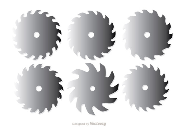 572x407 Circular Saw Blades Pack 2 Vector Free Vector Download In .ai