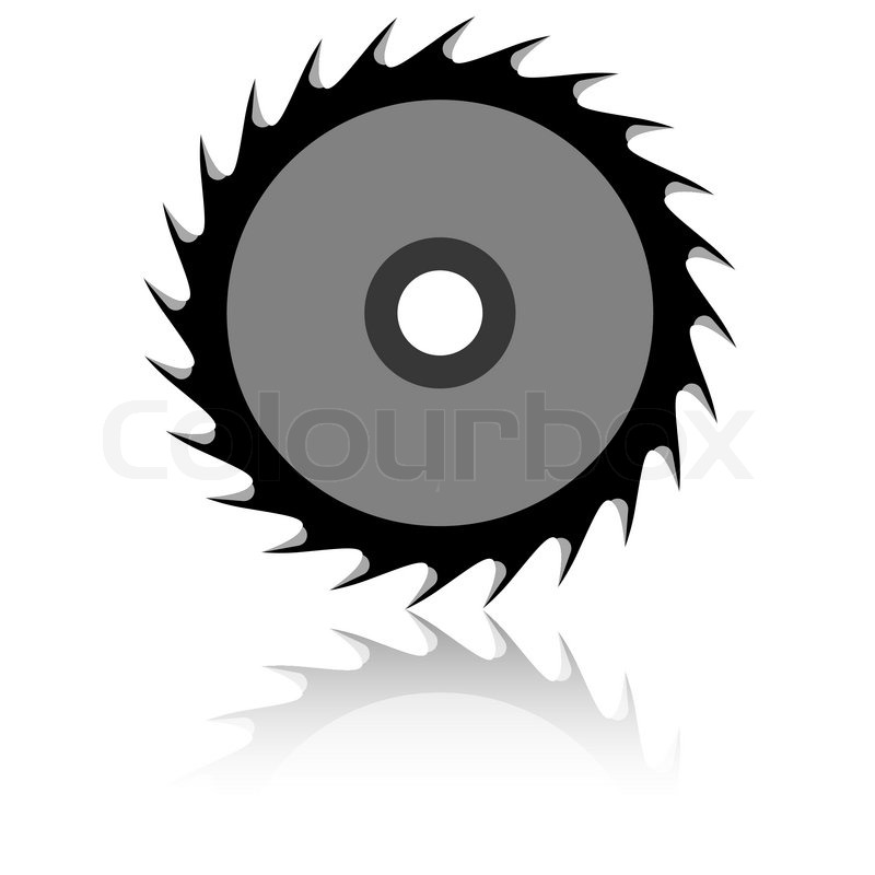 800x800 Circular Saw Blade Stock Vector Colourbox