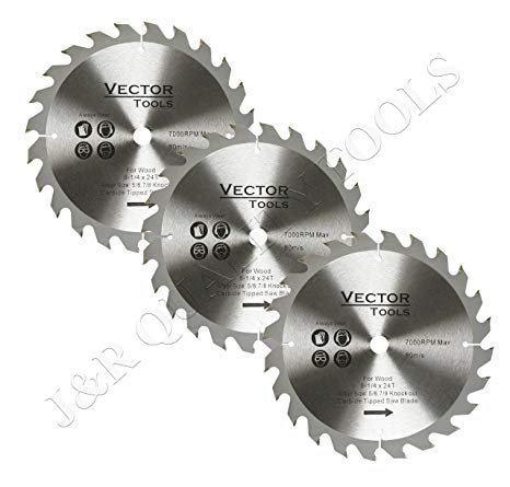 466x445 3 Pack 8 14 Vector Circular Miter Saw Blades Carbide