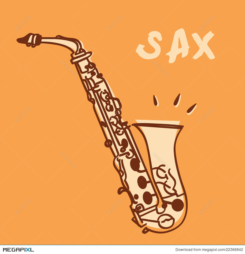800x830 Sax Vector Illustration 22366842
