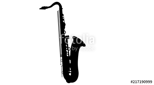 500x276 Sax, Sassofono, Sagoma, Silhouette Stock Image And Royalty Free