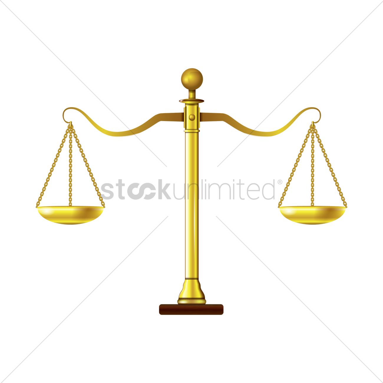 1300x1300 Scales Of Justice Vector Image