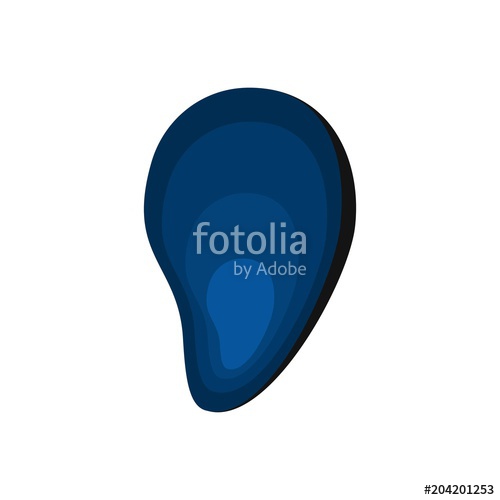 500x500 Scallop Icon. Flat Illustration Of Scallop Vector Icon For Web