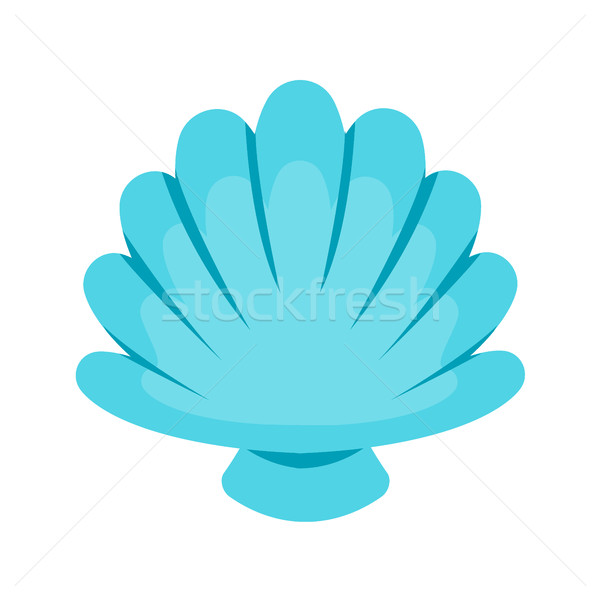 600x600 Scallop Seashell Vector. Vector Illustration Mariia Balchos