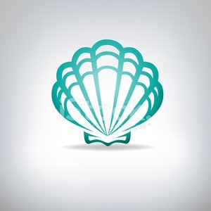 300x300 Scallop Stock Vectors