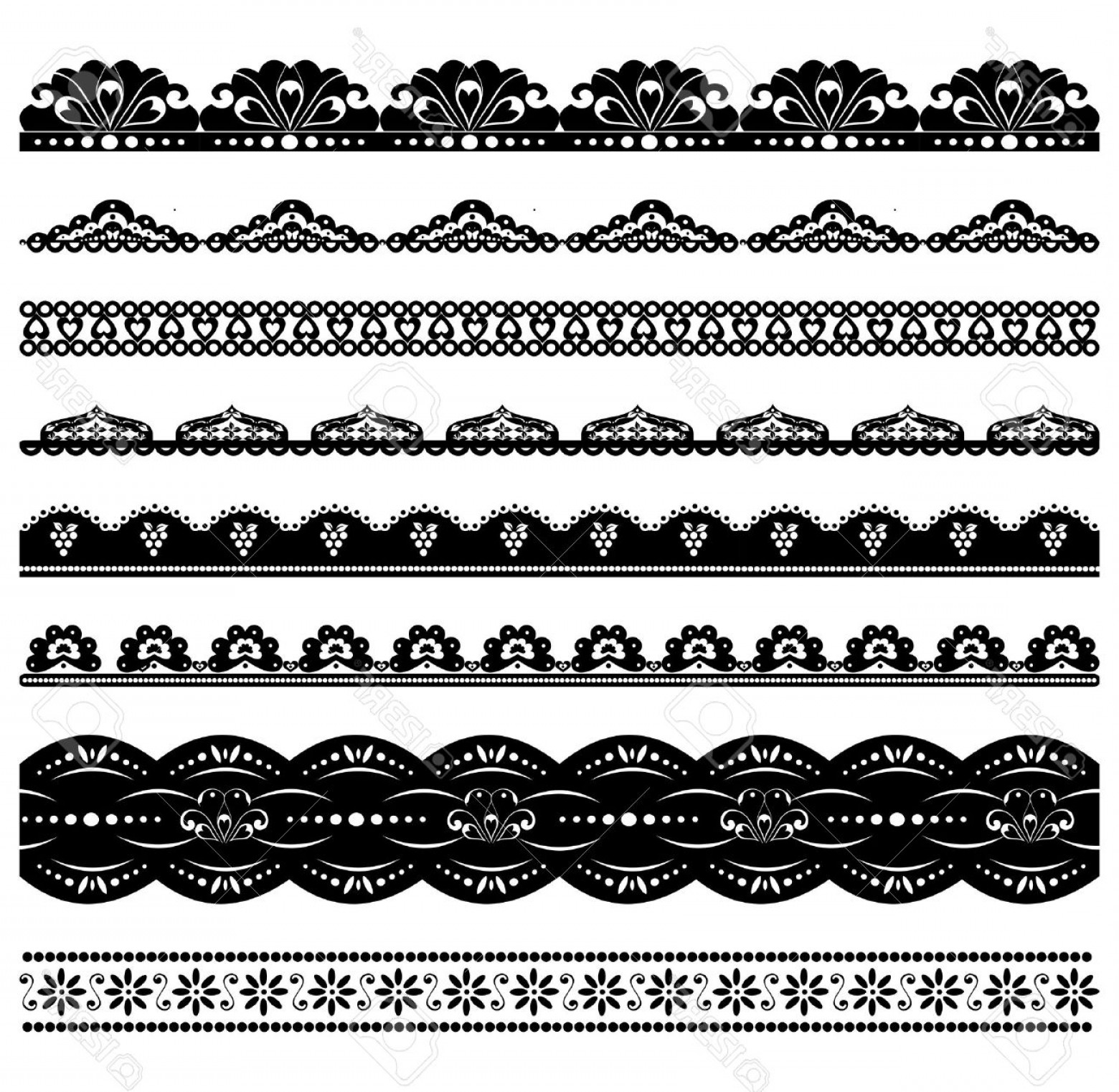1560x1522 Photoset Of Vector Scalloped Borders Shopatcloth