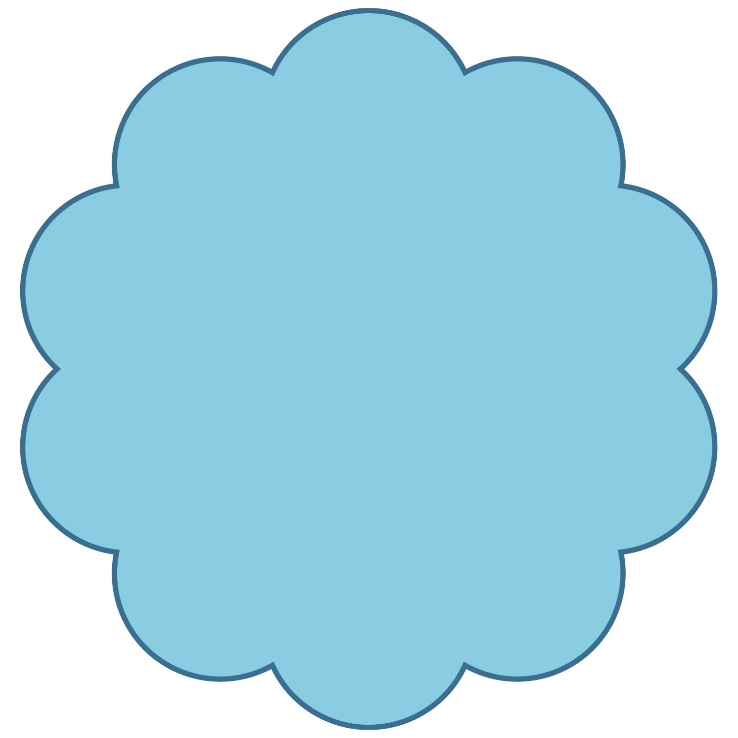 1500x1500 Scalloped Edge Frame Clipart