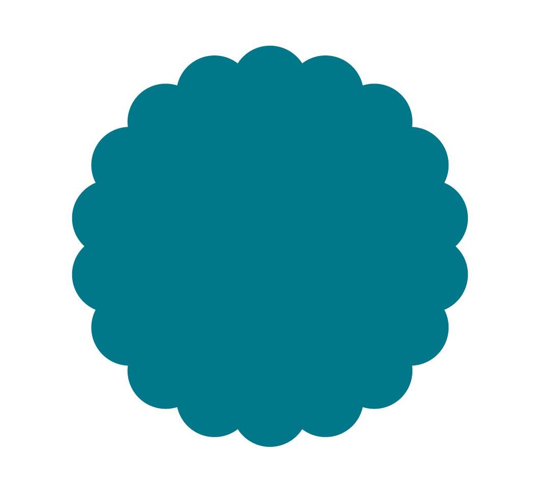 1062x951 Scalloped Edge Frame Clipart