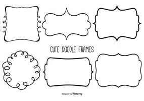 285x200 Scalloped Frames Free Vector Graphic Art Free Download (Found