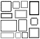 160x156 Set Of Scalloped Frames Stock Image And Royalty Free Vector Files