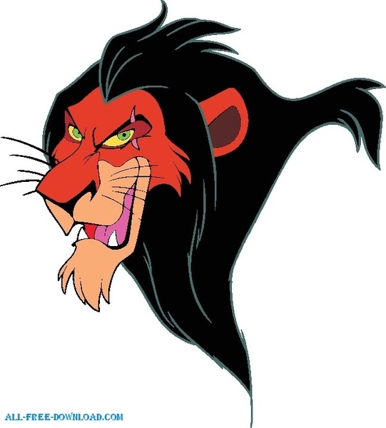 541x600 The Lion King Scar 5 Free Vector In Encapsulated Postscript Eps