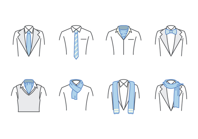 632x443 Free Neck Tie And Scarf Vector Free Vector Download 383697 Cannypic