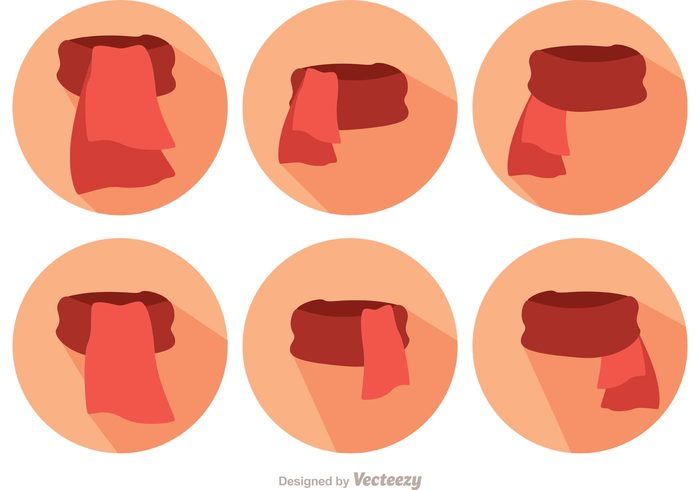 700x490 Free Vector Long Shadow Neck Scarf Vectors