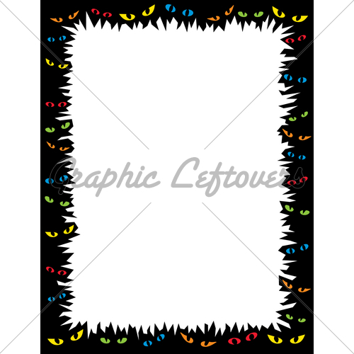 500x500 Scary Eyes Frame Gl Stock Images