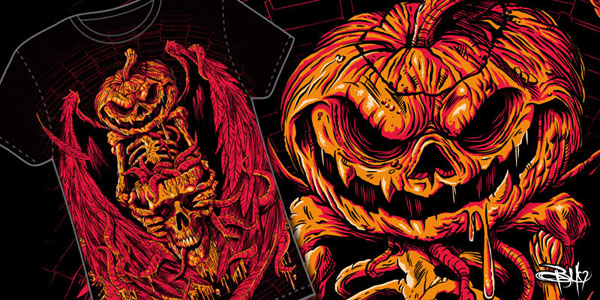 600x300 Halloween Horror Fest Of Over 50 Scary Vector Illustrations