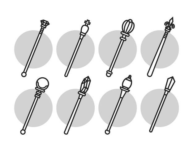 624x490 Scepter Vector Set