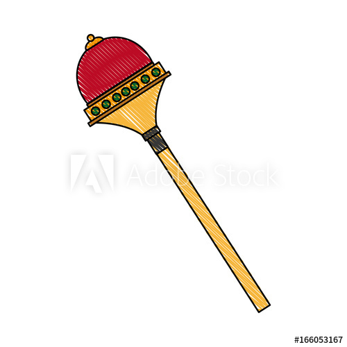 500x500 Royal Scepter Drawing Superhero Accessory