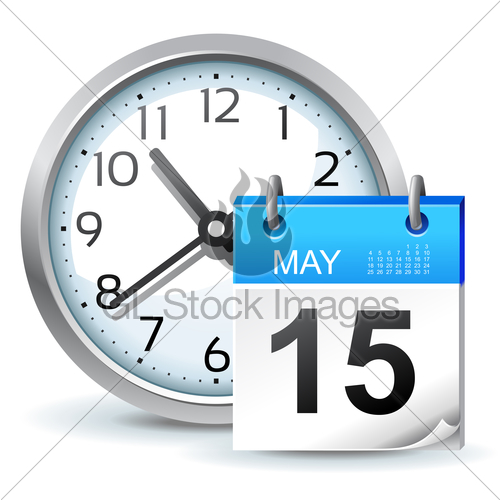 500x500 Schedule Icon Office Vector Illustration Gl Stock Images