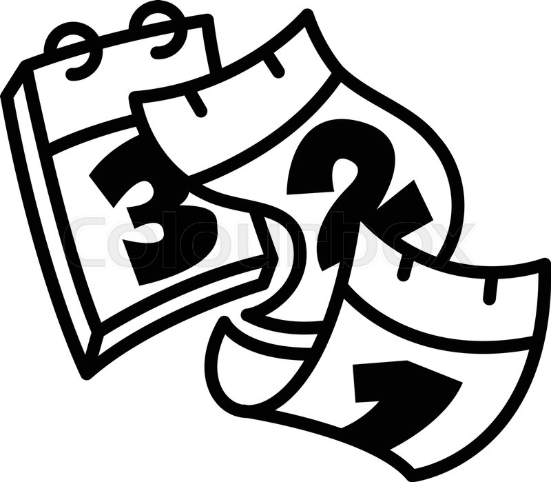 800x699 Calendar Schedule Vector Icon Stock Vector Colourbox