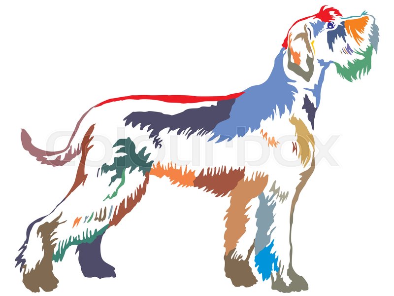 800x600 Colorful Decorative Portrait Of Standing In Profile Giant