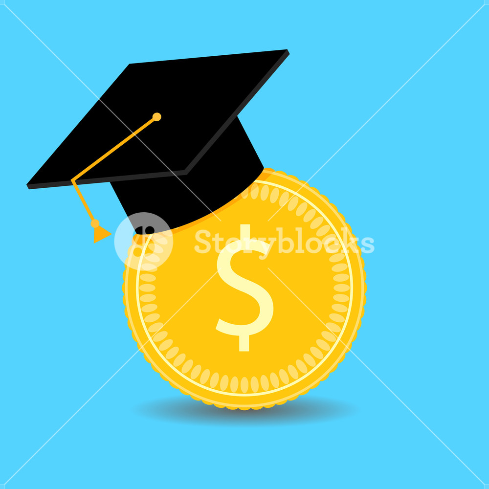 1000x1000 Financial Investments In Training. Vector Graduation University