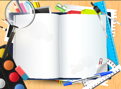 396x292 Vector Background School Elements Illustration 04 Free Download