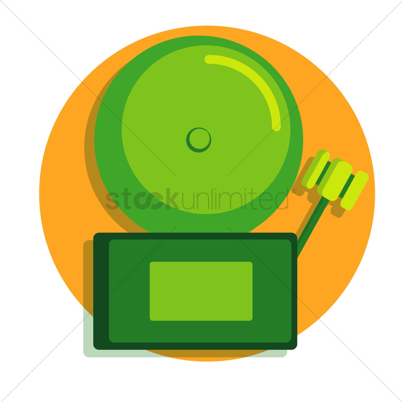 1300x1300 Free School Bell Vector Image