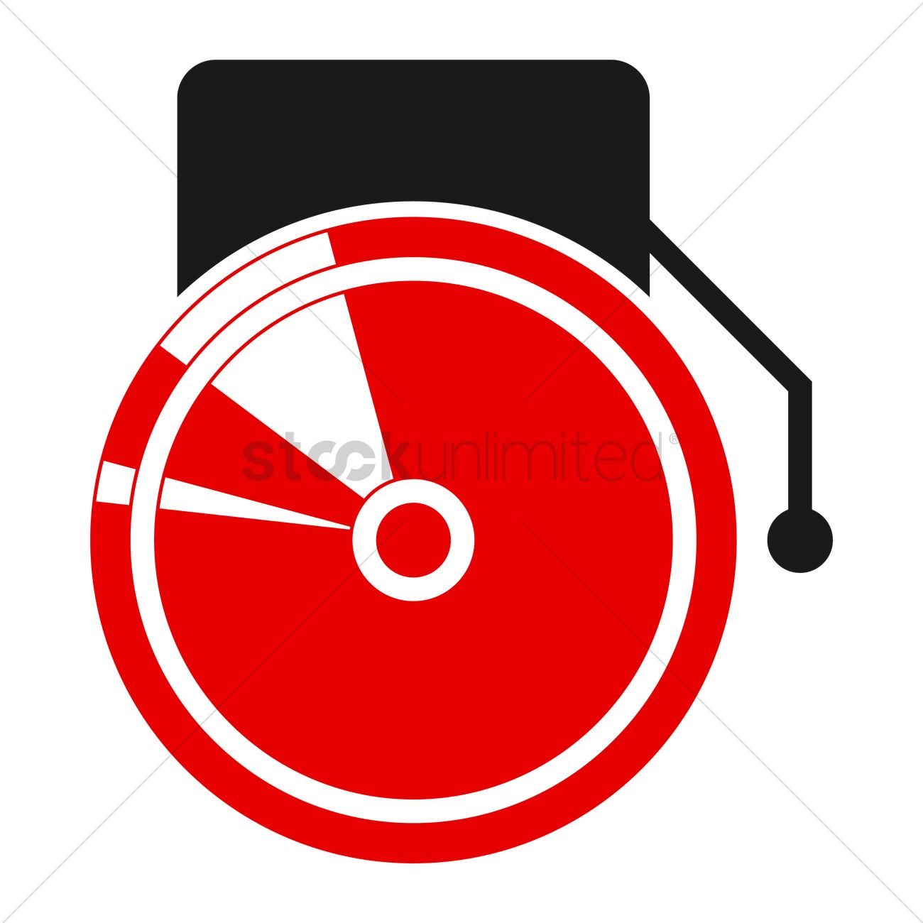 1300x1300 School Bell Vector Image