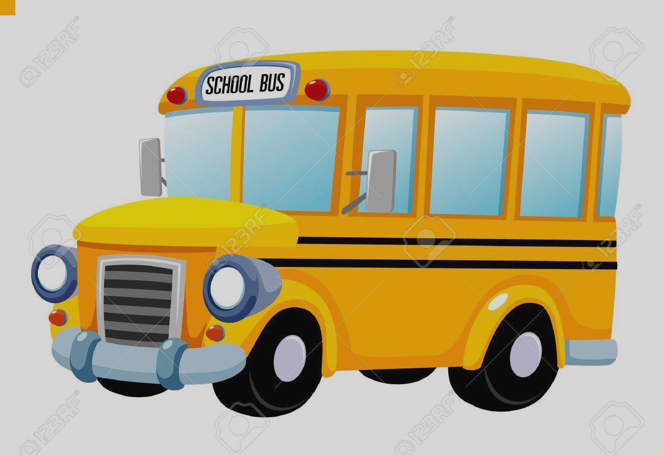 1300x893 Clip Art Illustration Of School Bus Vector Royalty Free Cliparts