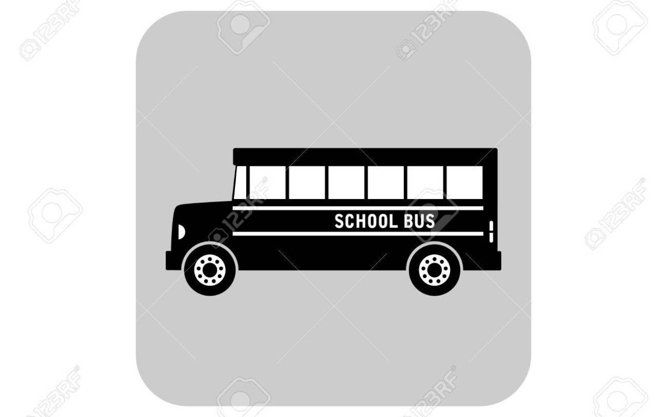 1368x855 Black And White Vector School Bus Hot Trending Now