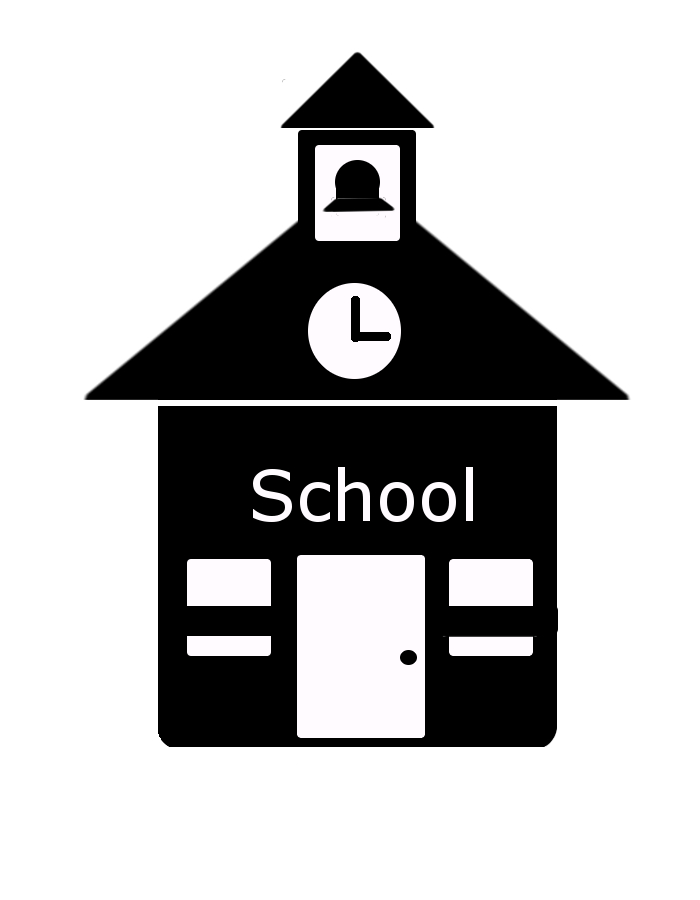700x900 School House Vector Icon