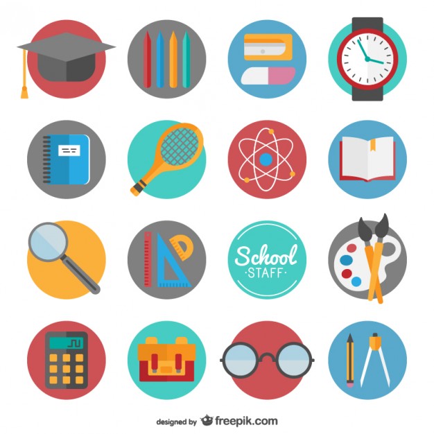 626x626 Back To School Icon Set Vector Free Download
