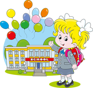 389x368 Free School Children Vector Graphic Free Vector Download (2,135