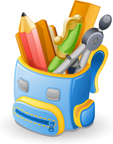 470x600 Objects School Supplies Design Vector Free Vector In Encapsulated