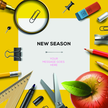 368x368 School Supplies Free Vector Download (1,726 Free Vector) For