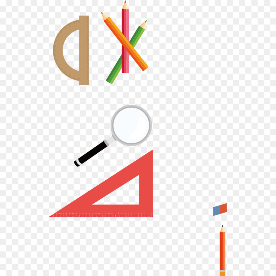 900x900 Download Euclidean Vector School Supplies Hand Painted School