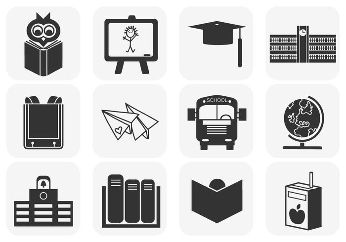 700x490 School Vector Icons Pack