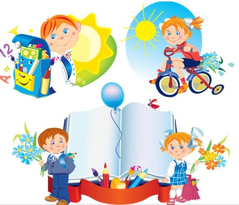 484x417 Children Go To School Vector Ai Format Free Vector Download