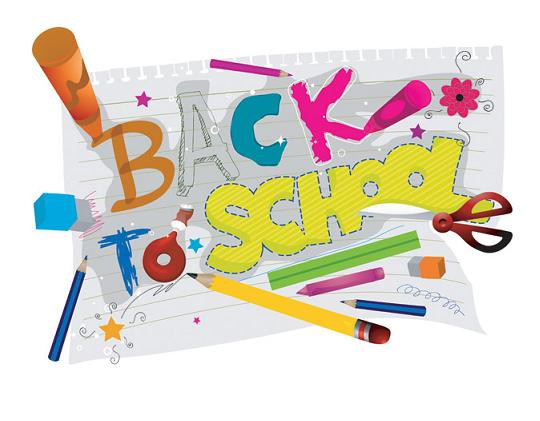 540x421 Free Vector Graphics School Set