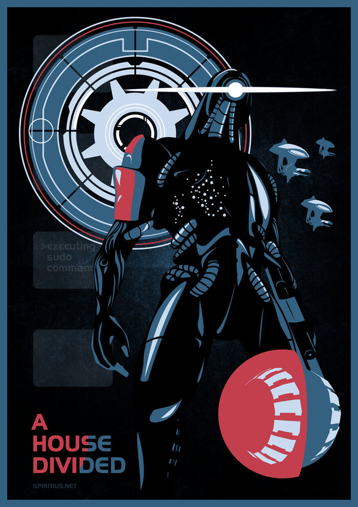 700x991 Vector Illustrations That Fall Under The Science Fiction Theme